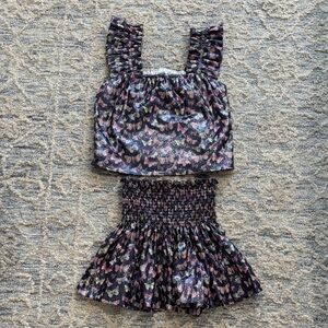 Queen Of Sparkles Butterfly Skirt Set